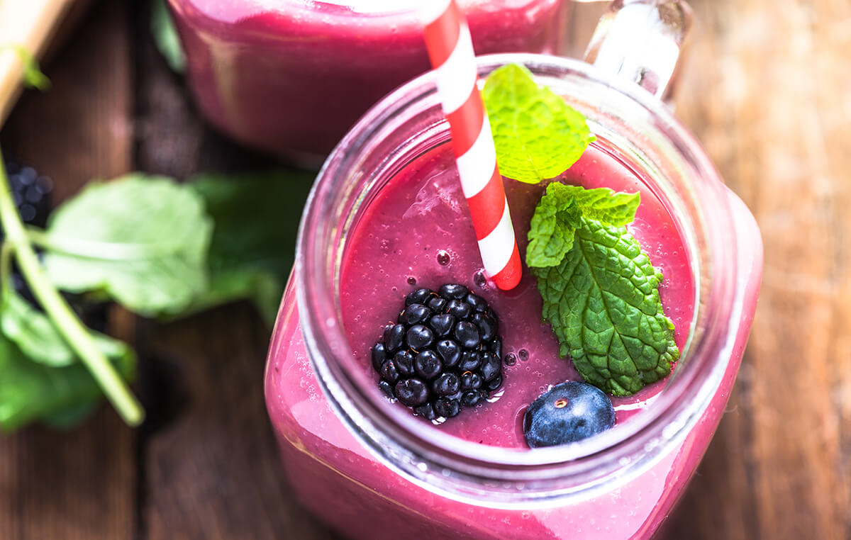 A berry smoothie a day…