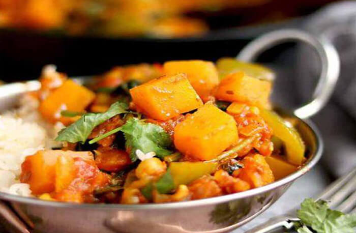 Butternut Squash, Chickpea and Cashew Nut Curry