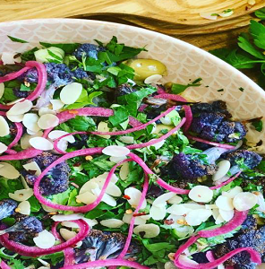 Sicilian Purple Cauliflower Salad