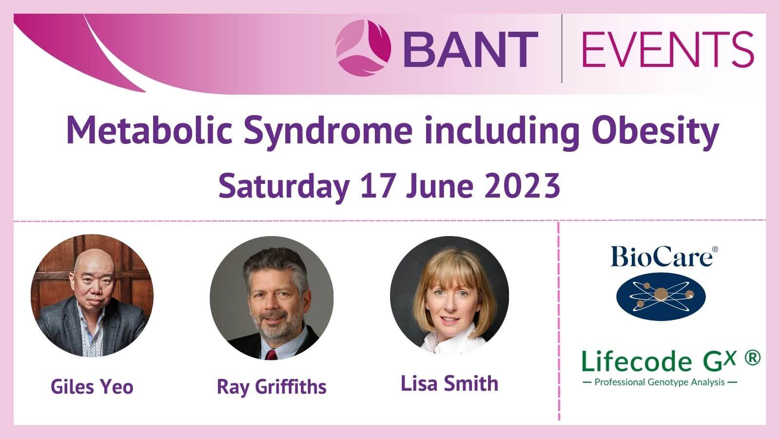 BANT June Event Metabolic Syndrome